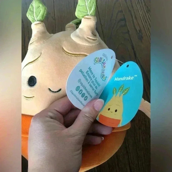 Harry Potter Wizarding World Original Squishmallows 8” Mandrake - NWT!! - Picture 6 of 7